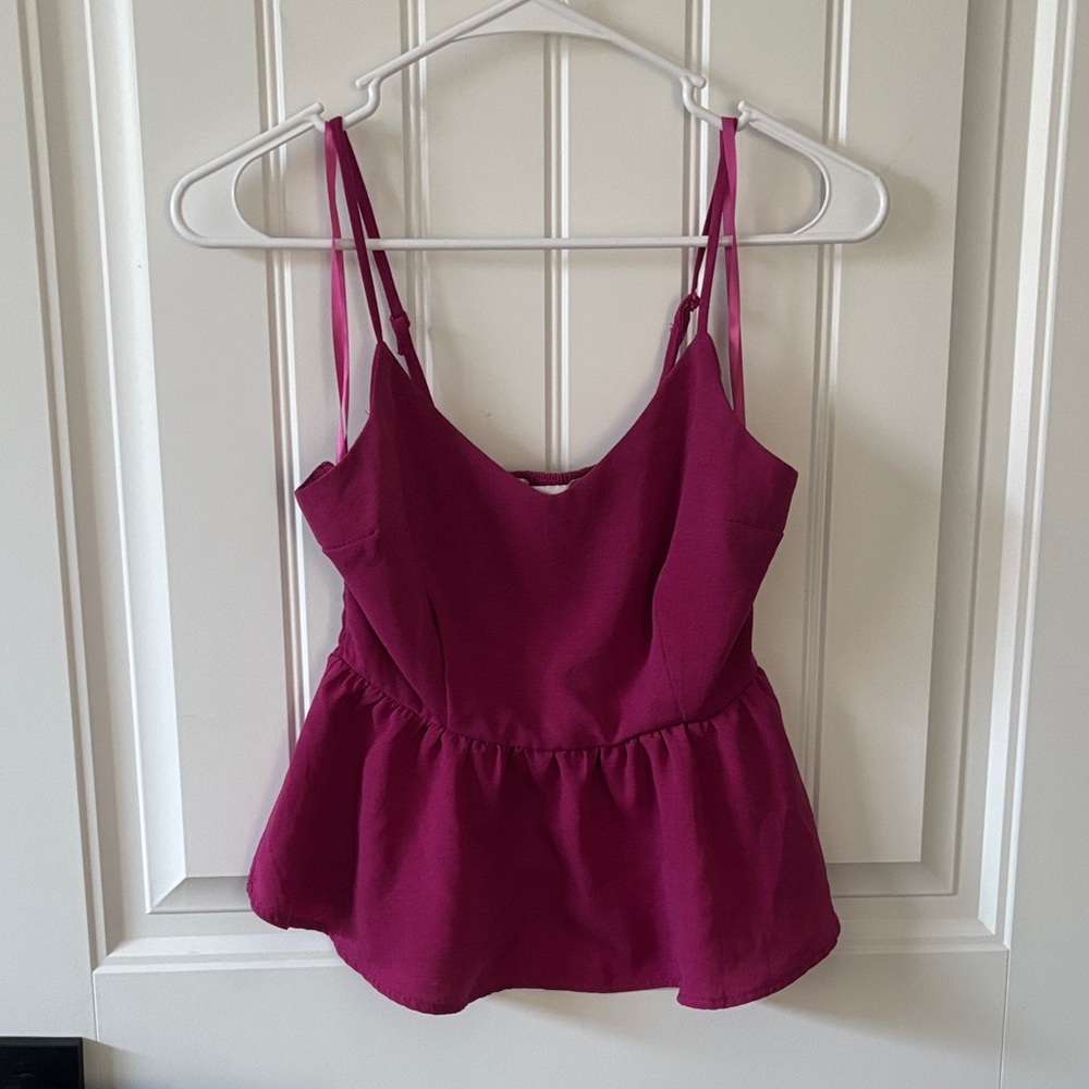Elegant Magenta Camisole Top